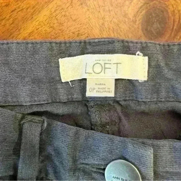 LOFT dark grey skinny jeans - Picture 3 of 3